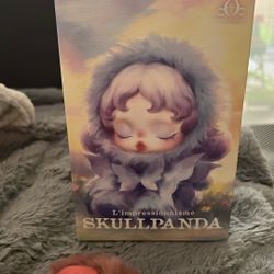 Skullpanda L’impressionnisme Blossom Vinyl Face Plush Pendant