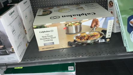 Calphalon 10-Piece Stainless Steel Cookware Set $150