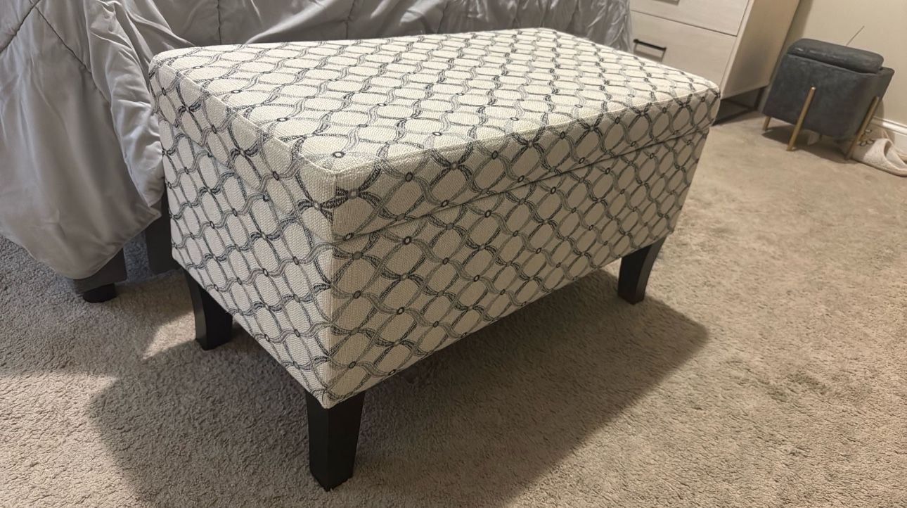 Rectangular Ottoman/Bench With Storage
