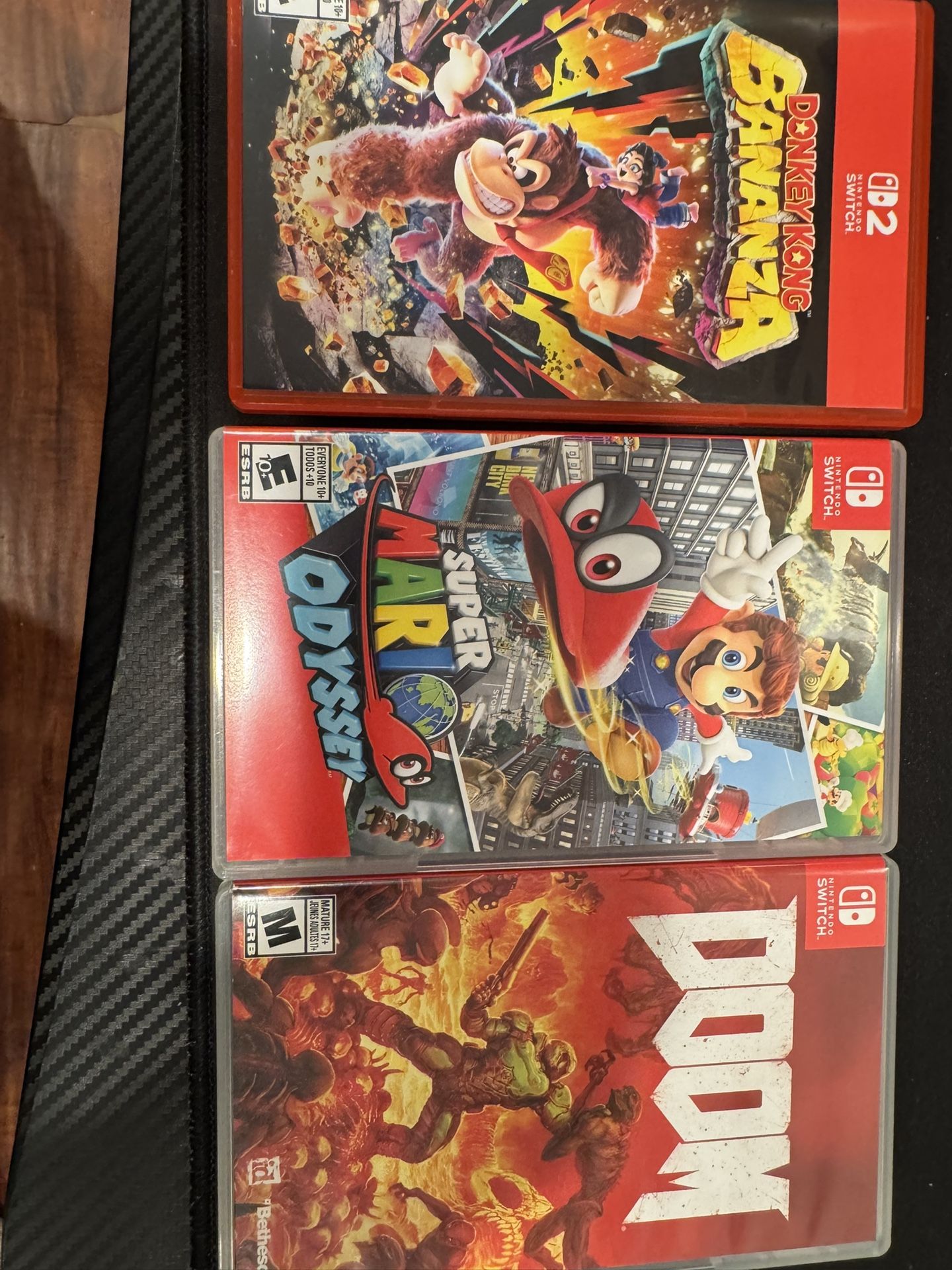 Donkey Kong Banana, Super Mario Odyssey, And Doom For The Nintendo Switch