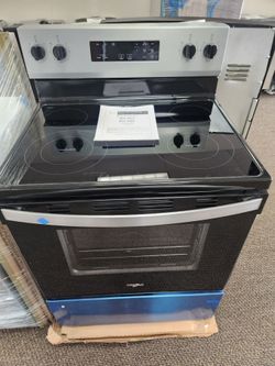 4-Burner Element Freestanding Electric Range in Stainless Steel with Thermal