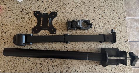 Computer monitor desk mount