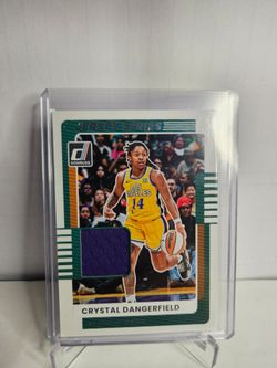 Crystal dangerfield 25 donruss jersey series #38.   $4