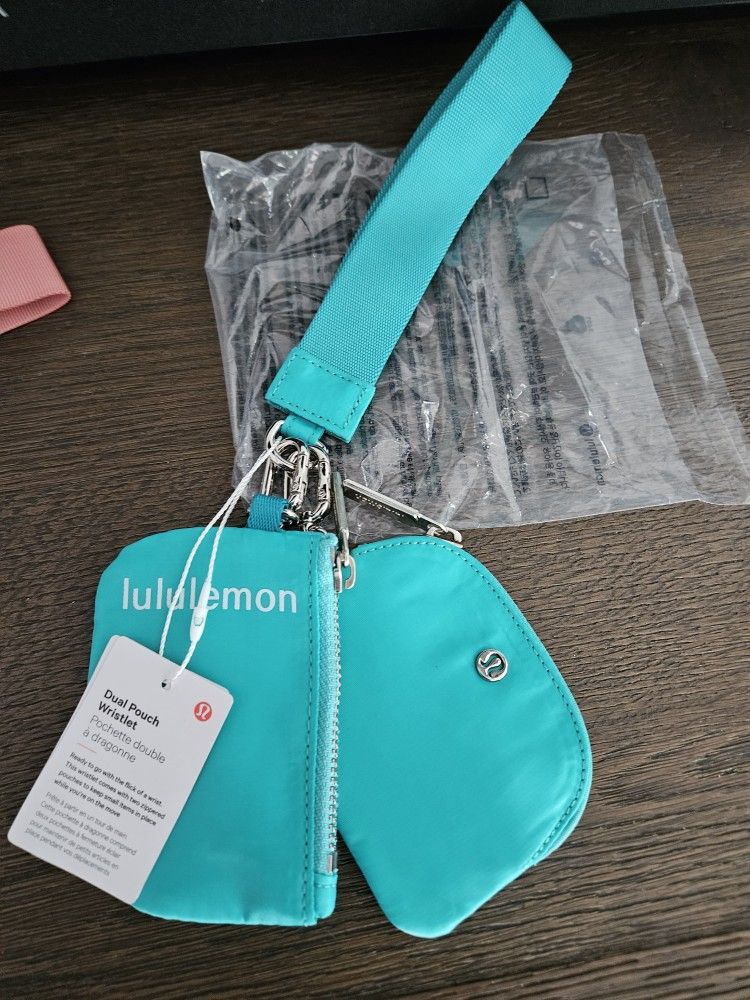 New LULULEMON Dual Wristlet. Each
