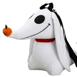 Nightmare Before Christmas Zero Women's Plush Mini Backpack 💀✨️👻