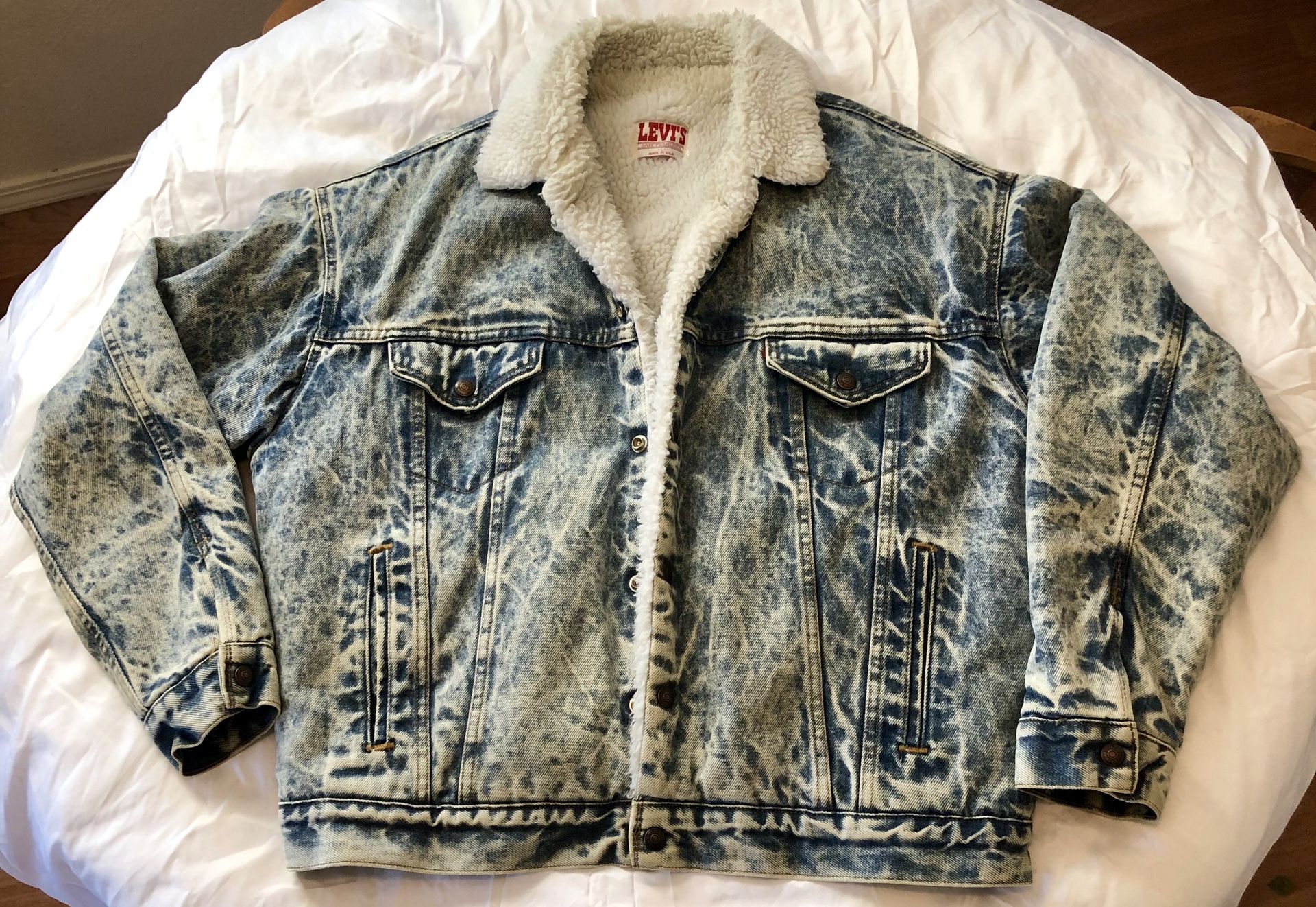 Levi’S Authorized Vintage Sherpa Trucker Jacket - Blue