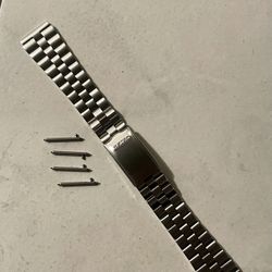 New Seiko 19mm steel bracelet