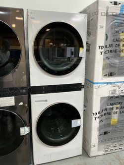LG WKE100HWA Washer-Dryer Combos (Open Box / Scratch & Dent)