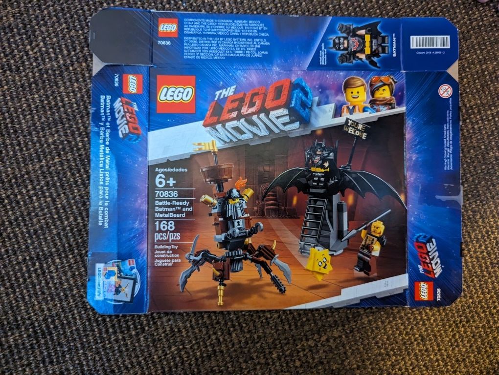 Lego Movie 2 Battle Ready Batman And Metalbeard 70836