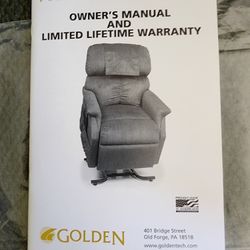 GOLDEN Power Lift and Recliner
