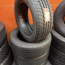 275/55R20 Goodyear Wrangler Kevlar A/T High Tread Full Set of 4 Tires