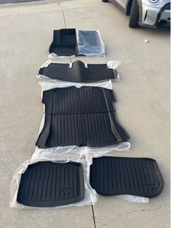 Tesla Model Y All-Weather Floor Mats & Trunk Liners Full Set (TPE)