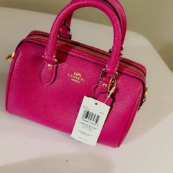 Bolsa Coach Color Rosa Nueva 