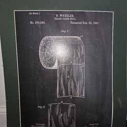 Toilet Paper PATENT 🧻 25X19