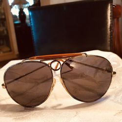 Vintage Shooter Outdoorsman Aviator Sunglasses R.O.C. (Never Worn)