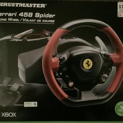 THRUSTMASTER Ferrari 458 Spider Racing Wheel For Xbox Series X/S, One, Windows Computer