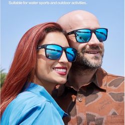 Sunglasses for Men Women Kayaking Surfing Driving Lightweight Sports Sun Glasses UV 