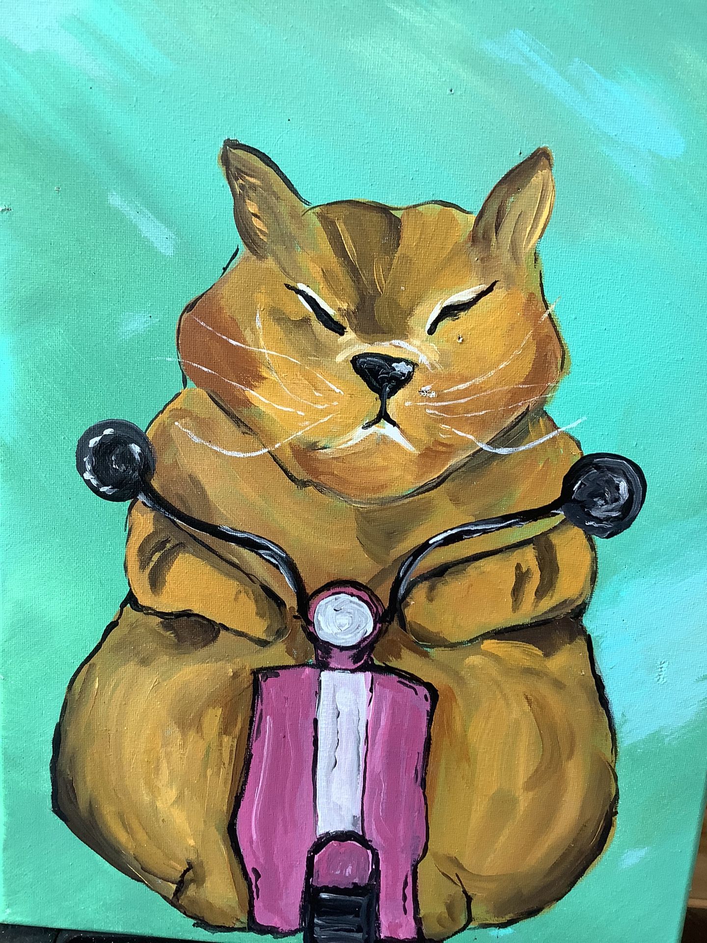 Wild Kitties Original Paintings