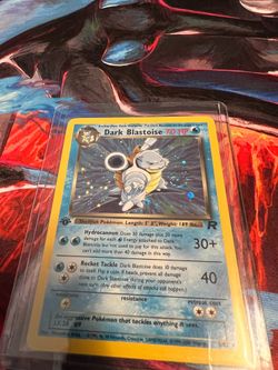 Pokemon Vintage Dark Blastoise 1st Ed