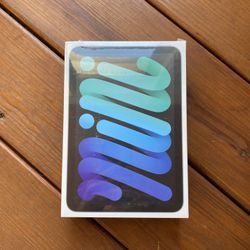 Apple iPad mini 64GB Wi-Fi (6th Generation) (Space Gray) — NEW (iPhone, iOS, tag PS5, PS4, Series X)