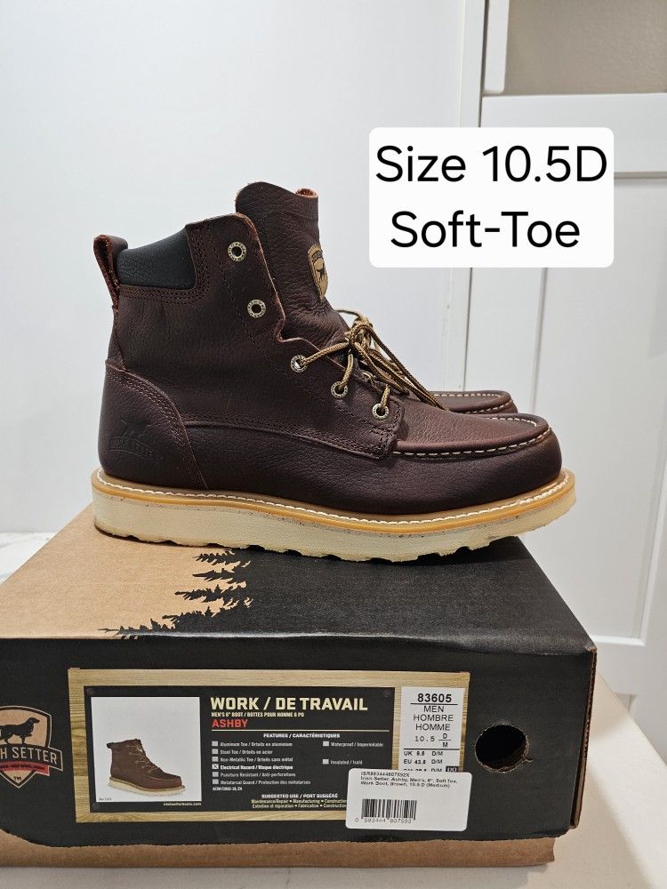 Red Wings Irish Setter Soft Toe Boots Size 10.5