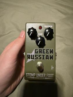 Stomp Under Foot Green Russian Guitar Pedal