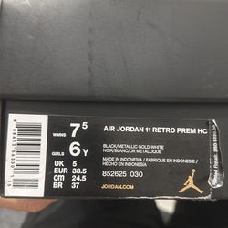 Jordan 11 Retro Heiress Black Stingray (GS)