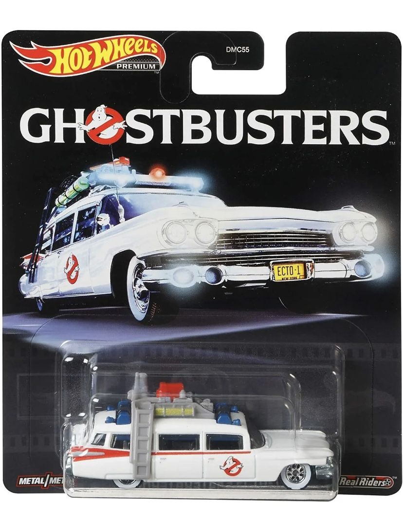 Hot Wheels 2020 Retro Real Riders Ghostbusters ECTO-1 Die-Cast Vehicle