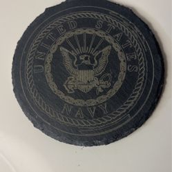 US navy Slate Coaster Set (4)