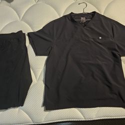 Barco Men's XL Black Scrubs