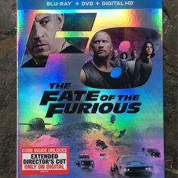 F8 The Fate Of The Furious - Blu Ray + DVD + Digital HD