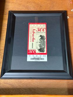 2009 Nebraska Cornhuskers 300th Consecutive Sellout Football Ticket v Lafayette