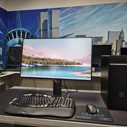 Dell Optiplex 7080 Core I9 Desktop Computer Bundle 64 GB RAM 2 TB SSD + 27" Monitor