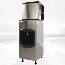NSF 350 lbs Hotel Ice Maker Dispenser Air Cooled HD-130B
