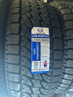 LT 285/55/20 All Terrain New Set Of Tires