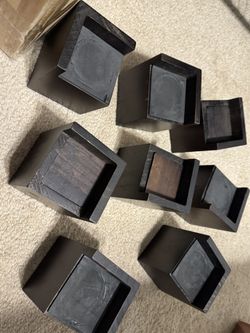 Bed Risers/Furniture Risers - Lifts Height 3" Solid Wood Sturdy