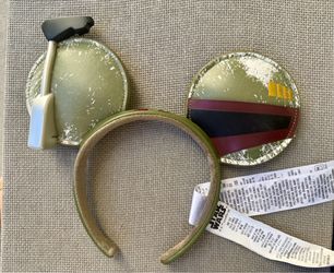 Disney Parks Boba Fett Mickey ears, NWT
