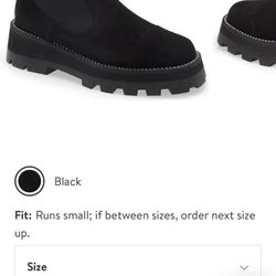 JIMMY CHOO Clayton Crystal Welt Platform Chelsea Boot