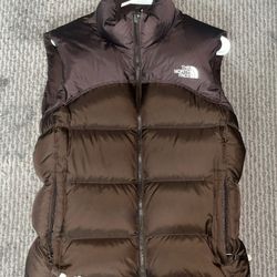 North Face Brown Puffer Jacket