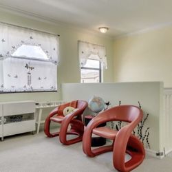 Eldorado Red Real Leather Lounge Sofa Chair