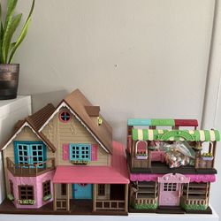 Doll House With Furniture 