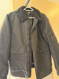 Men’s Black Jacket Size L – Warm Fall/Winter