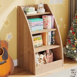 4 Tier Kids Book Shelf for Kids Rooms - Estantería infantil de 4 niveles para habitaciones infantiles