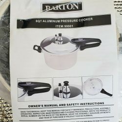 🔥🔥8QT ALUMINUM PRESSURE COOKER 🔥🔥