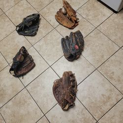 BASEBALL & SOFTBALL GLOVE ALL CURE.. FIRM PRICE $40 EACH ONE