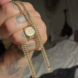 10k Yellow Gold Hollow Cuban Link