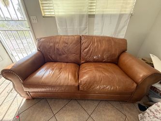 Leather couch