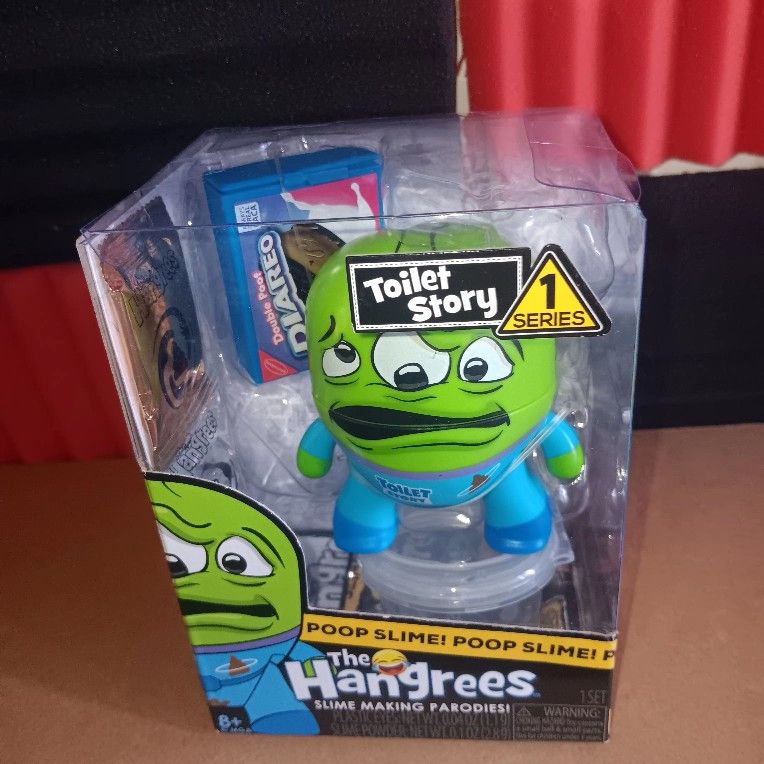 The Hangrees Toilet Story 1シリーズ The Hangrees Toilet Story Alien Toy Story Parody Figure
