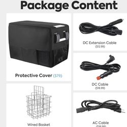 JP30 Portable Refrigerator, 12 Volt Car Fridge Freezer