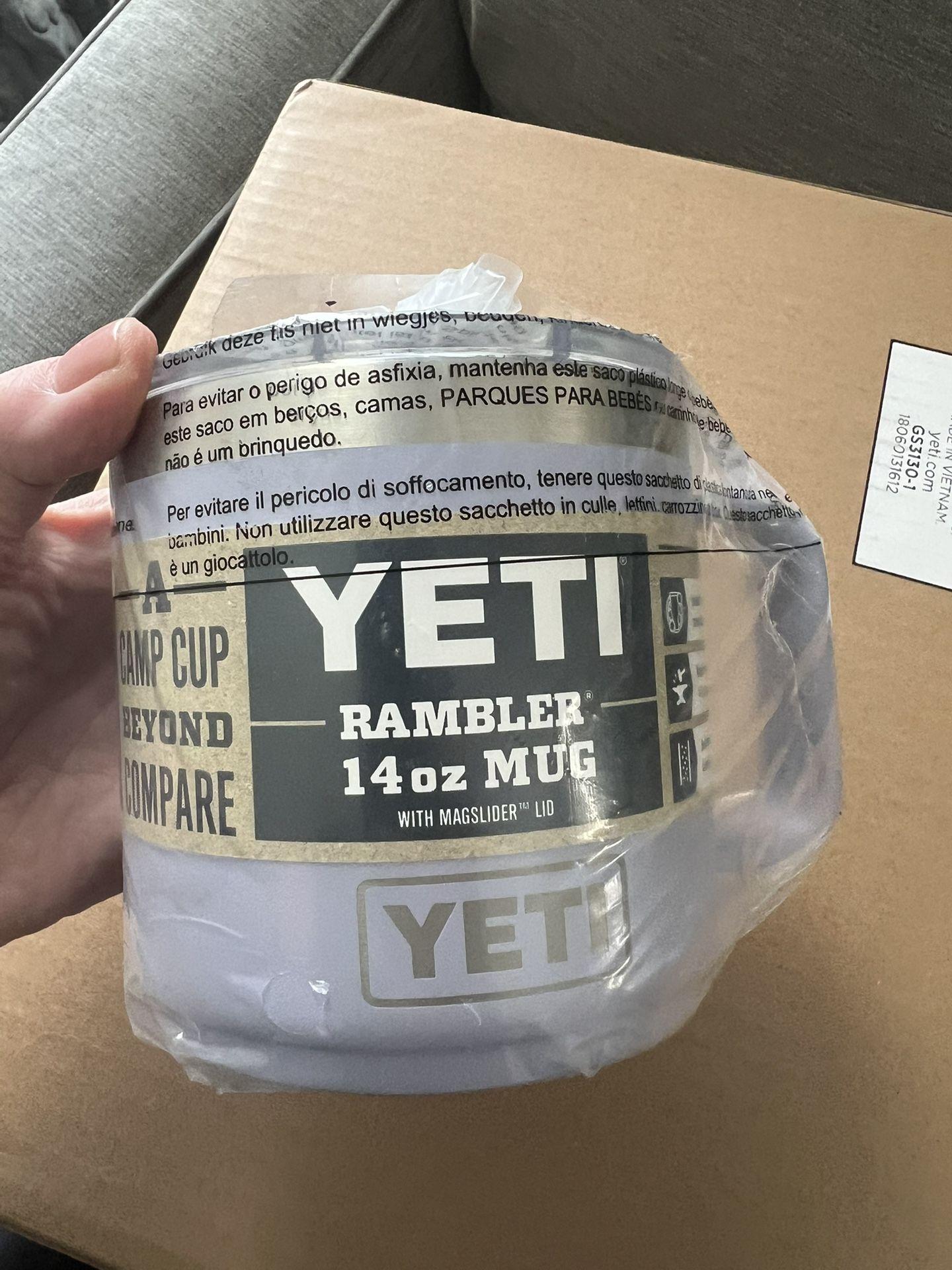 YETI Rambler 14 oz Stackable Mug - Lilac